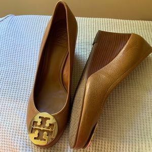 Tory Burch Wedge Size 9 with duster bag. Excellent condition. Worn a few times.